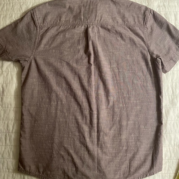 Prana Men's Casual Brown Button Down Short Sleeve Med - Picture 9 of 10